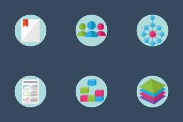 Enterprise Architecture - Flat And Round Icon Pack