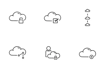 Enterprise Cloud Computing Icon Pack
