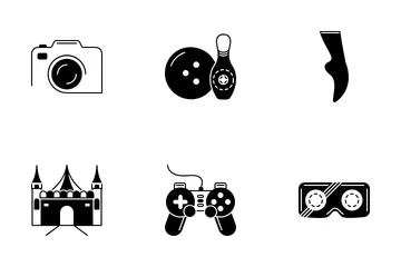 Entertainment 2 Solid Icon Pack