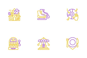 Entertainment Activities Icon Pack