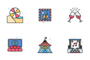 Entertainment And Fun Icon Pack