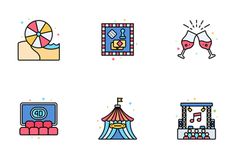 Entertainment And Fun Icon Pack