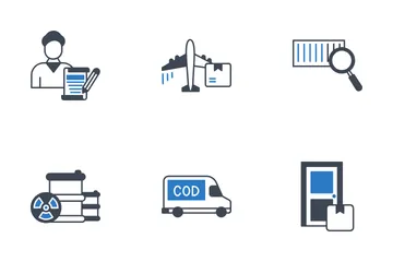 Entrega y logística Paquete de Iconos