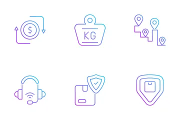 Entrega y logística Paquete de Iconos