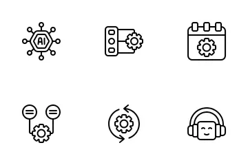 Entreprise d'automatisation Pack d'Icônes
