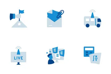 Marketing d'entreprise Icon Pack