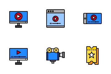 Entretenimiento Paquete de Iconos