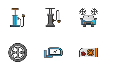 Entretien de la voiture Pack d'Icônes