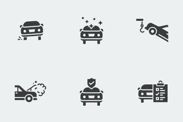 Entretien et service de voiture Icon Pack