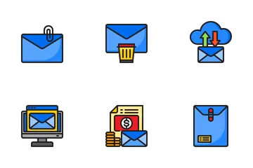 Enveloppe et courrier Icon Pack