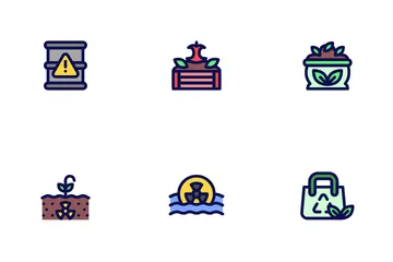 Environmental Ecology Icon Pack