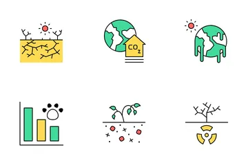 Environmental Problem Icon Pack