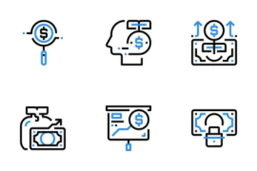 Épargne et investissement Pack d'Icônes