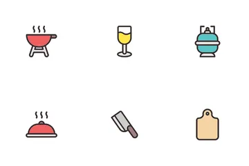 Equipamento de cozinha Pacote de Ícones