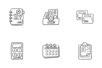 Equipamento de escritório Icon Pack