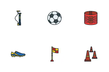 Equipamento de futebol Pacote de Ícones