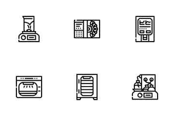 Equipamento de laboratório Pacote de Ícones