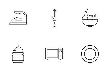 Equipamento doméstico Pacote de Ícones