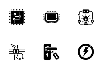 Equipamento eletrônico Pacote de Ícones