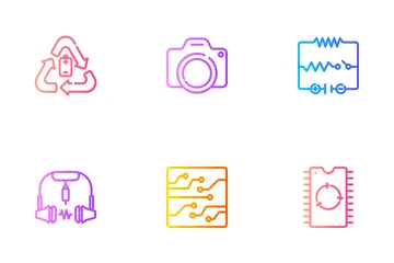 Equipamento eletrônico Icon Pack