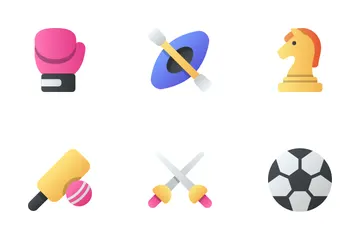 Equipamentos esportivos Pacote de Ícones