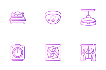 Equipamiento de la casa Paquete de Iconos