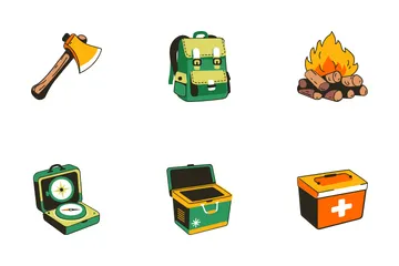 Équipement de camping Pack d'Icônes