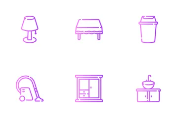 Équipement de la maison Pack d'Icônes