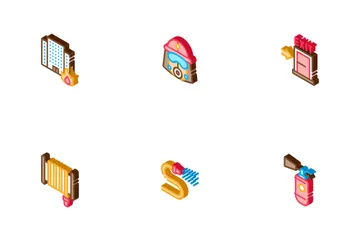 Équipement de pompier Pack d'Icônes