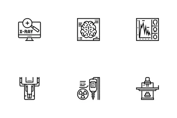 Équipement de radiologie Pack d'Icônes