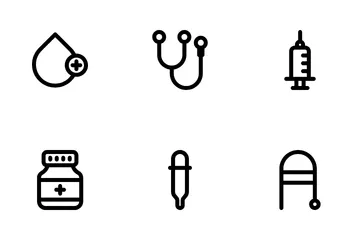 Équipement médical Pack d'Icônes