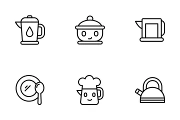 Equipo de cocina Paquete de Iconos