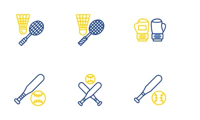 Equipo de deporte Icon Pack