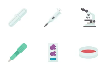 Equipo de patología Paquete de Iconos