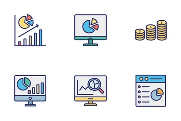 Erkunden und analysieren Symbolpack