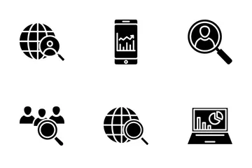 Erkunden und analysieren Symbolpack