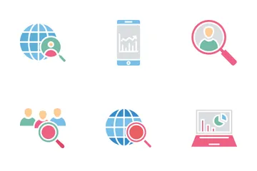 Erkunden und analysieren Symbolpack