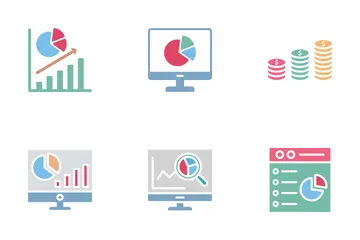 Erkunden und analysieren Symbolpack