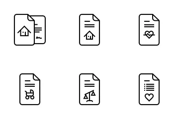 Documentos (esboço) Icon Pack