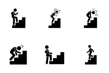 Escaleras Paquete de Iconos