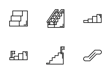 Escaliers Pack d'Icônes