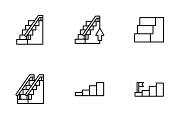 Escaliers Pack d'Icônes