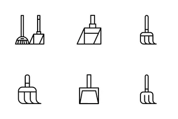 Escoba Paquete de Iconos