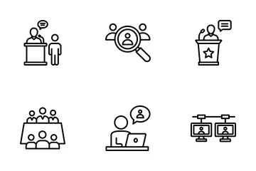 Escritório e empregos Pacote de Ícones