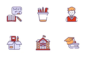 Escuela y educación Paquete de Iconos