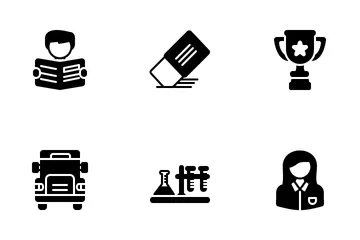 Escuela y educación Paquete de Iconos