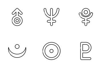 Esoteric Astrology Icon Pack