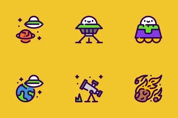 Espace et extraterrestre Pack d'Icônes