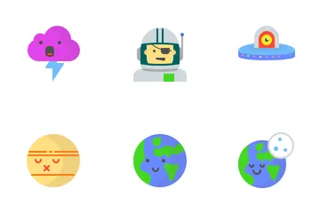 Espacio y clima Paquete de Iconos