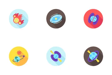 Espacio y galaxia Paquete de Iconos